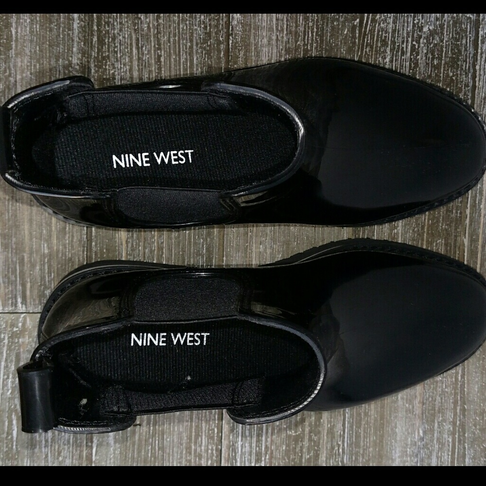 NEW! Nine West Hayden Pull-on Rain Booties sz 6 - Picture 4 of 8